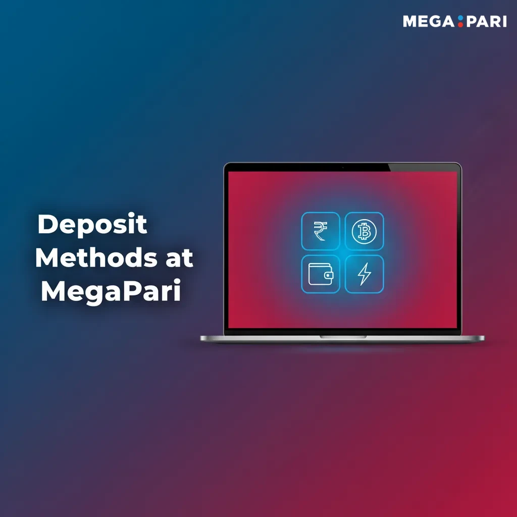 Deposit options at MegaPari Pakistan: PKR via cards, bank transfer, Easypaisa, JazzCash, e-wallets, with step-by-step guide.