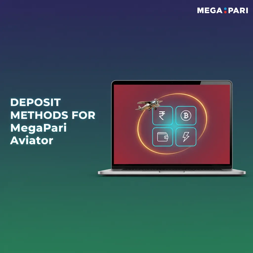 Logos of MegaPari Aviator deposit methods: Visa, MasterCard, Jeton, Perfect Money, AstroPay, Kwitum, BTC, USDT, XMR