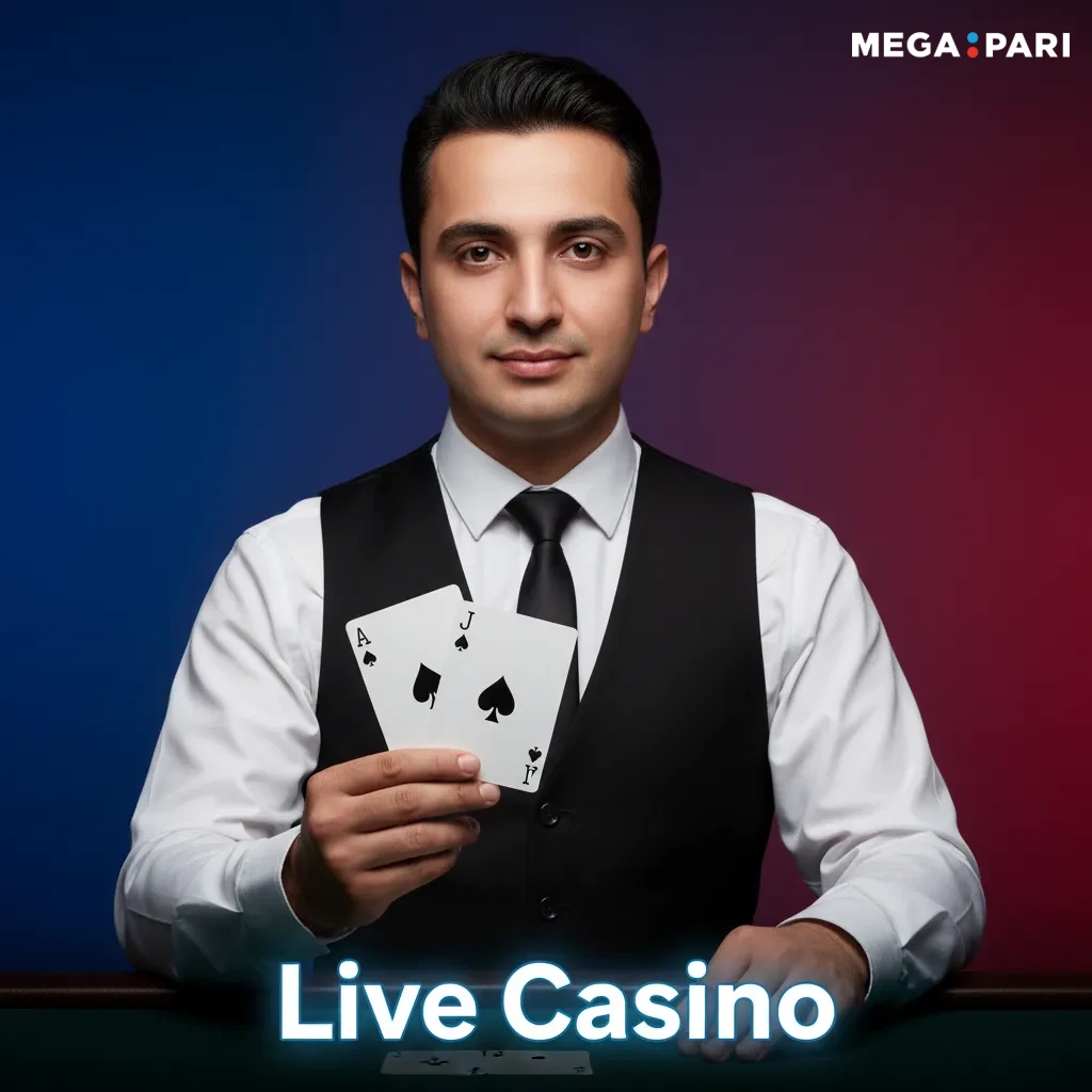 Live casino dealer streaming games: Blackjack, Roulette, Baccarat, Andar Bahar, Teen Patti, with real-time interaction.