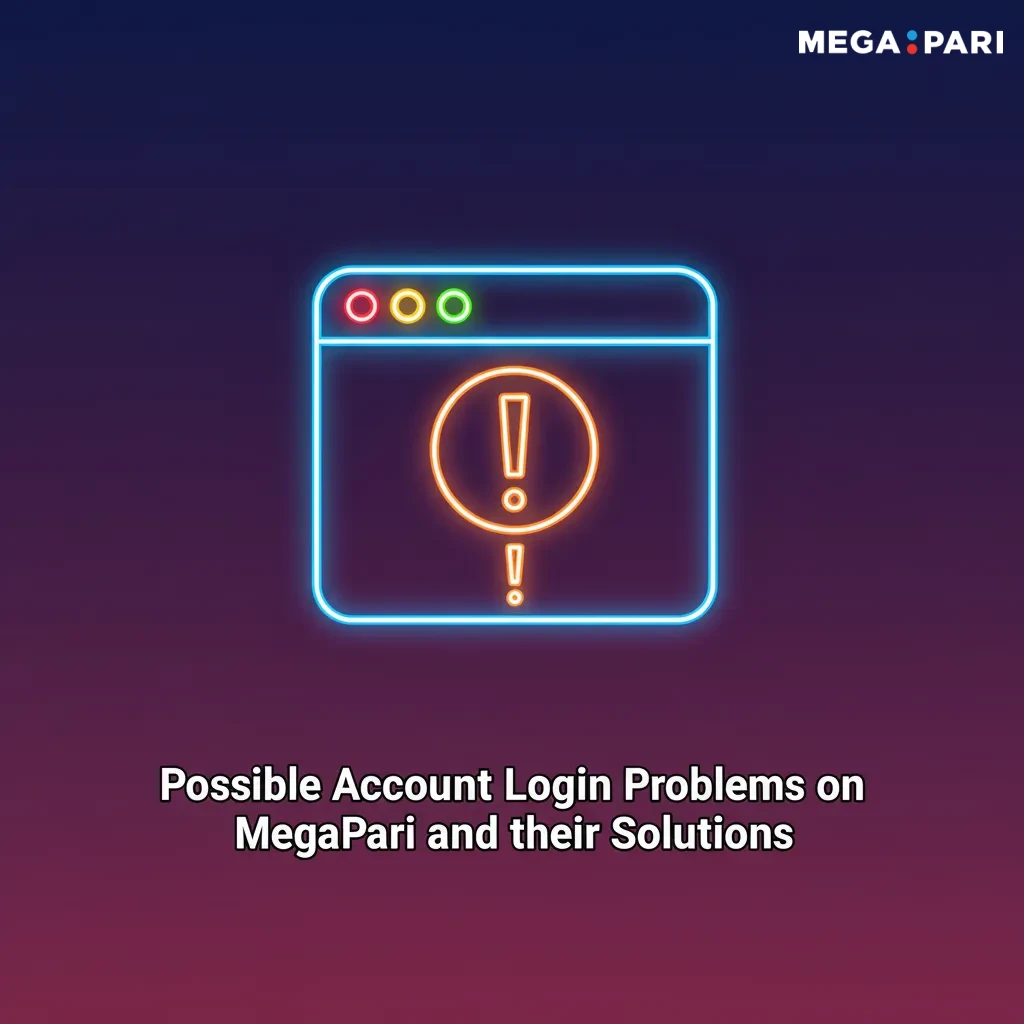 Table listing MegaPari login issues and quick fixes: typos, lockouts, pending KYC, missing 2FA code, outdated app/cache.
